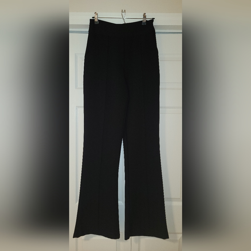 Black flare pants